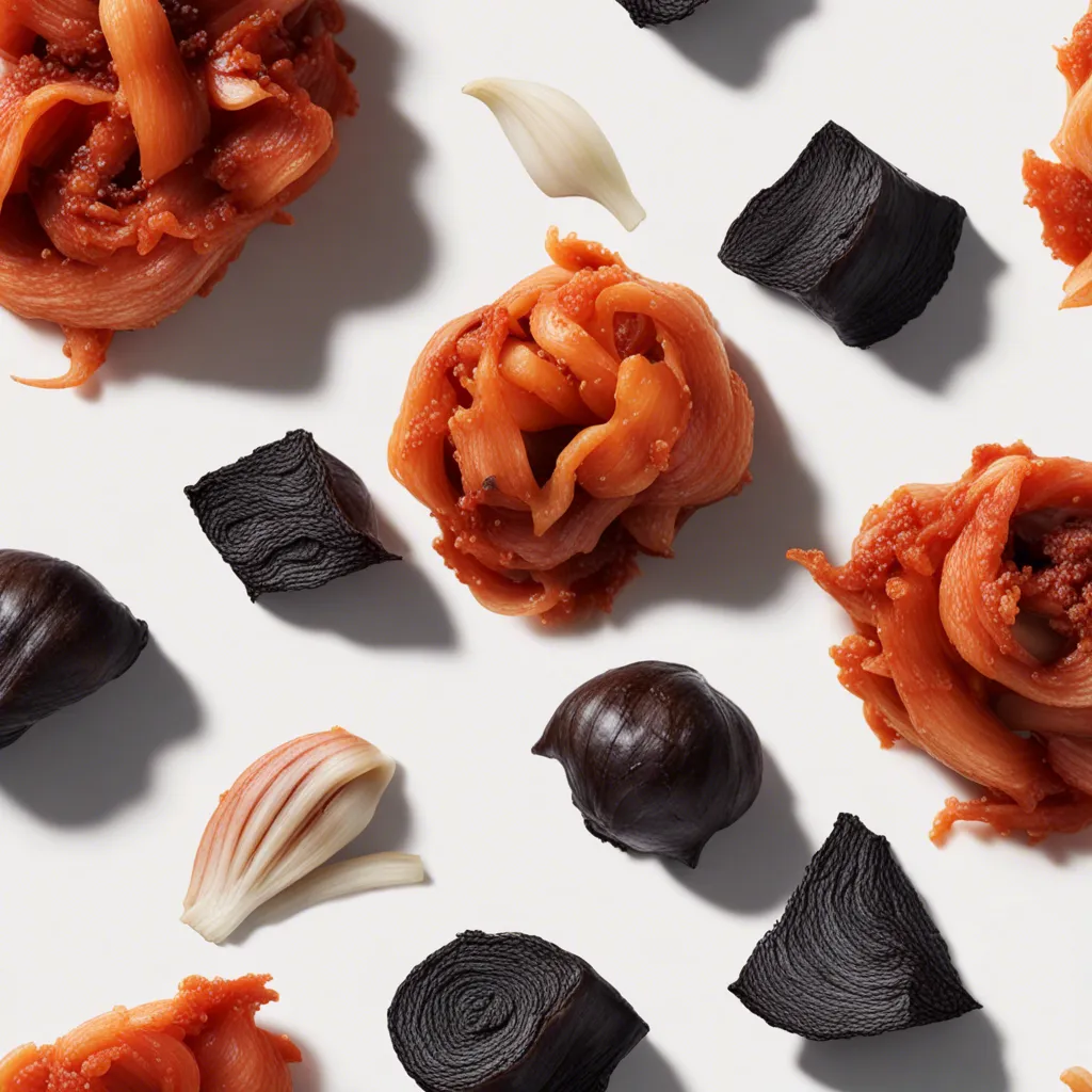 Kimchi with Black Garlic